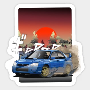 Subaru WRX Rally Sticker